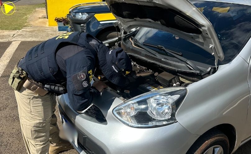 Veículo roubado em 2020 é recuperado pela PRF em Guarapuava