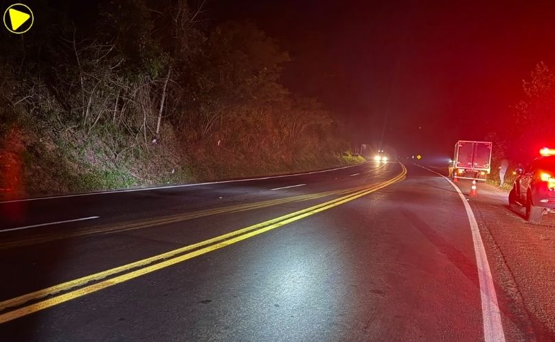 Pedestre fica gravemente ferido após atropelamento na BR-376