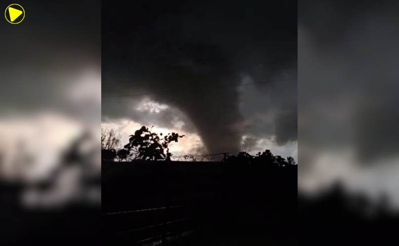 Tornado deixa feridos e destrói casas no Rio Grande do Sul