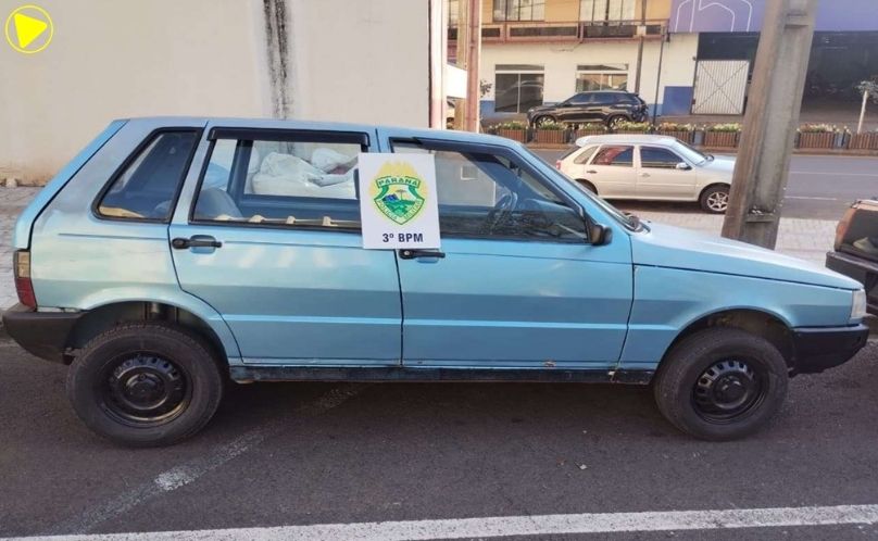 Polícia Militar recupera veículo furtado poucas horas após o crime