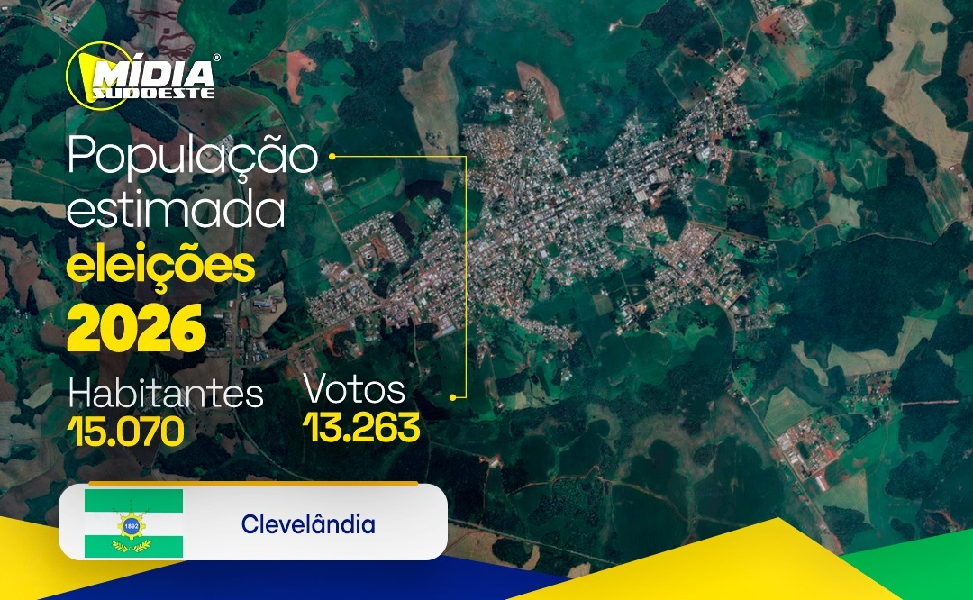 Clevelândia chega às eleições de 2026 com mais de 13 mil eleitores aptos a votar