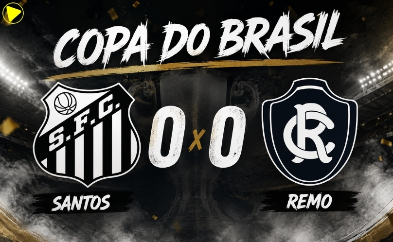 Santos e Remo empatam sem gols e deixam decisão da vaga para Belém