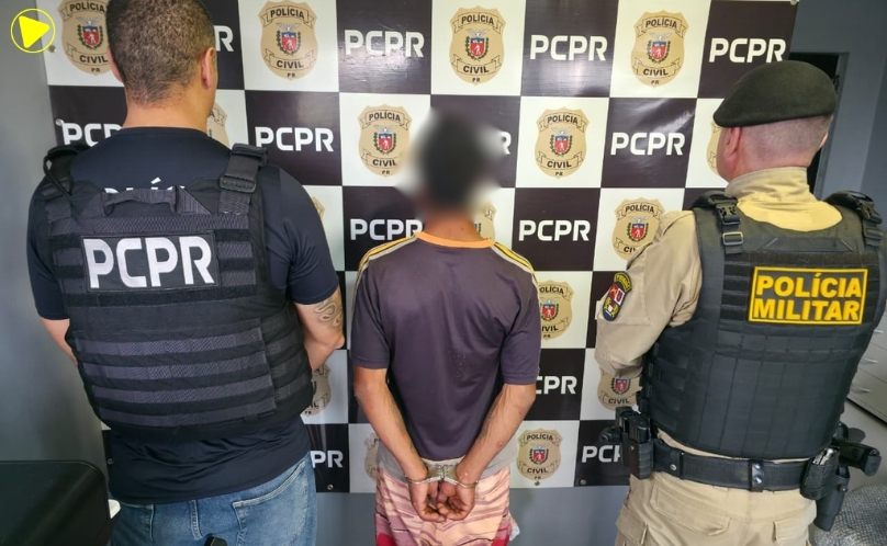 Suspeito de homicídio é preso horas após o crime