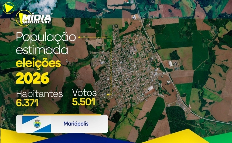 Mariópolis contará com 5.501 eleitores nas eleições de 2026