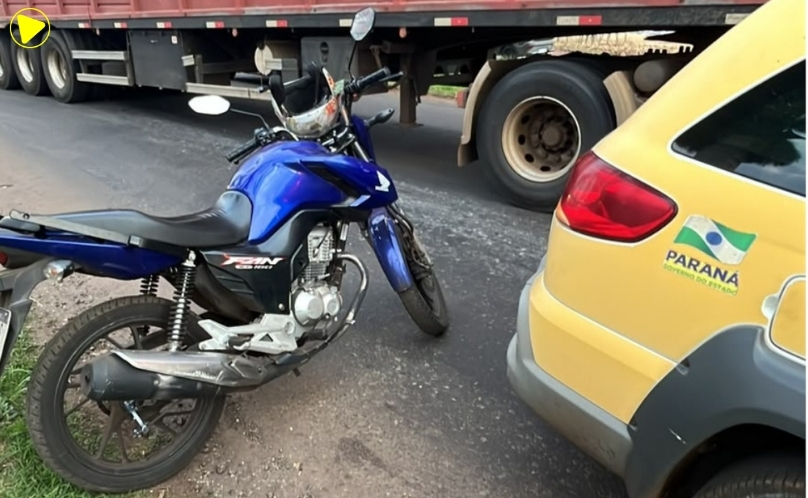 PM recupera motocicleta furtada e prende homem durante abordagem