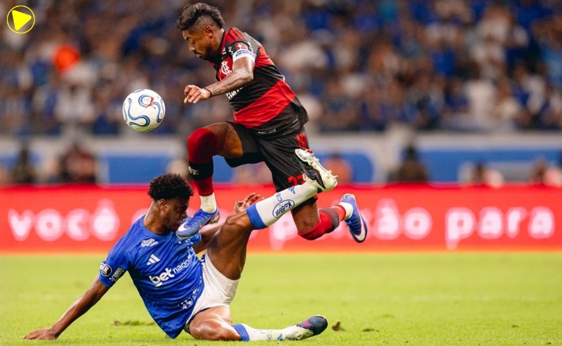 Cruzeiro e Flamengo ficam no empate em 1 a 1 pela Libertadores