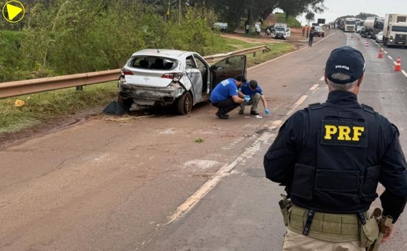 Capotamento deixa três jovens mortas na BR-376