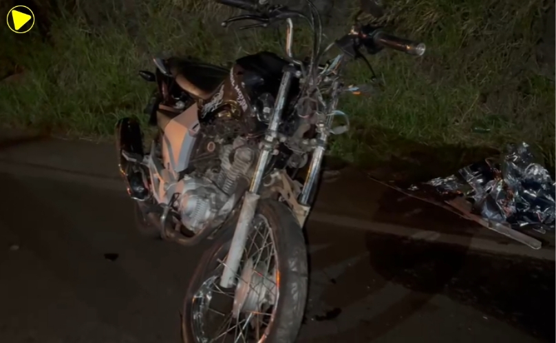 Motociclista morre após colisão com Del Rey na PR-180