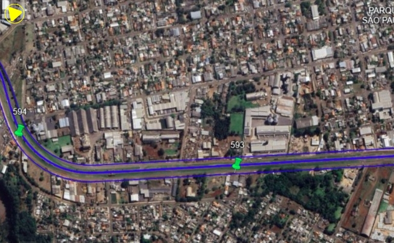 EPR Iguaçu mantém obras noturnas na BR-277 em Cascavel