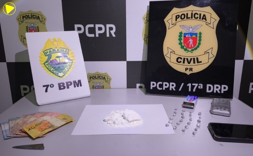 Dois menores são apreendidos com drogas em Mariluz