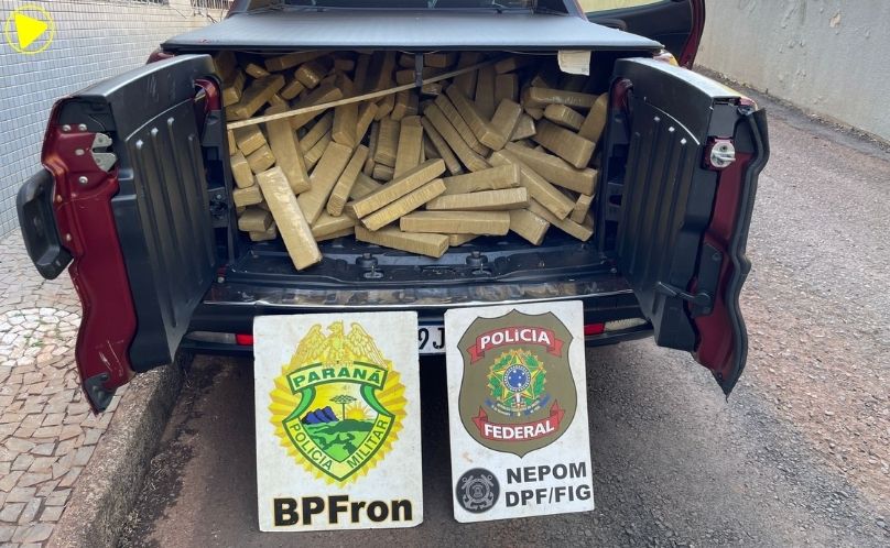 Quase 3 toneladas de maconha são apreendidas em Foz do Iguaçu