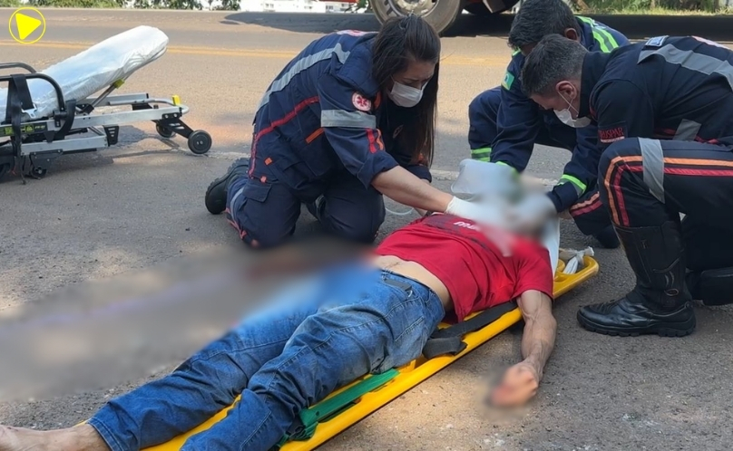 SAS: homem fica em estado gravíssimo em acidente na BR-163