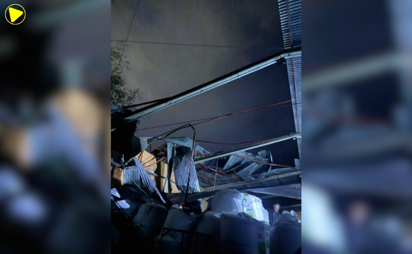 Granizo danifica telhados de 27 famílias em Campo Erê