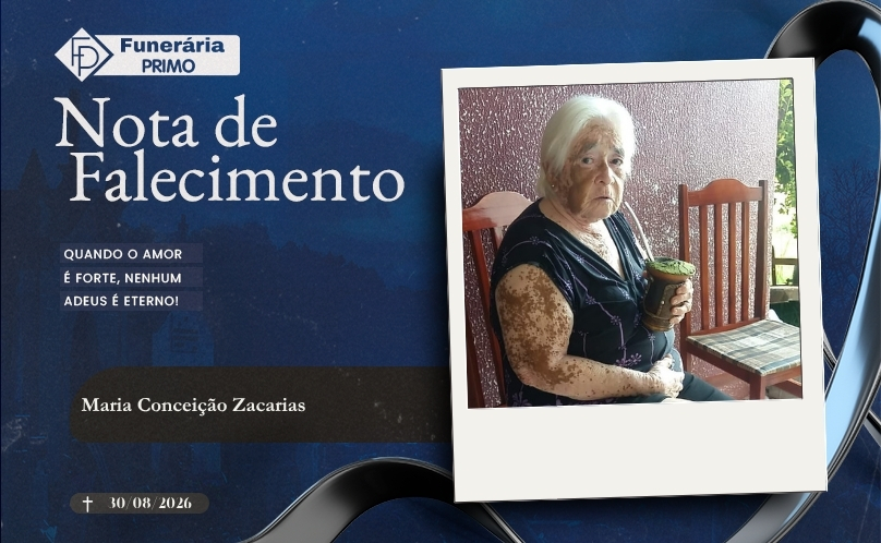 Nota de Falecimento: Maria Conceição Zacarias
