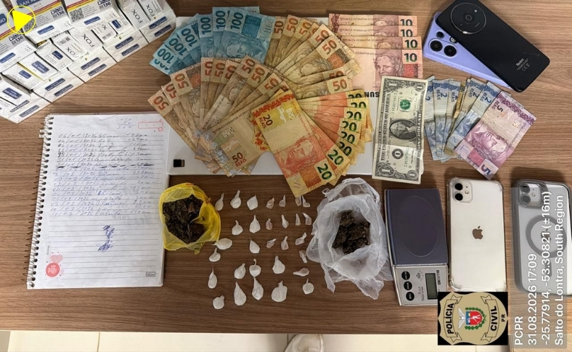 Polícia Civil realiza operação contra tráfico e prende três pessoas