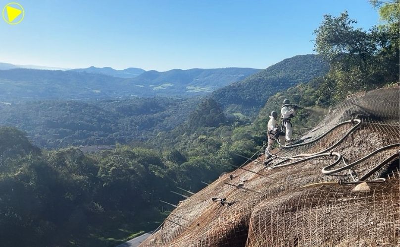EPR Iguaçu supera 70% de execução das obras de recuperação de taludes na Serra da Esperança 