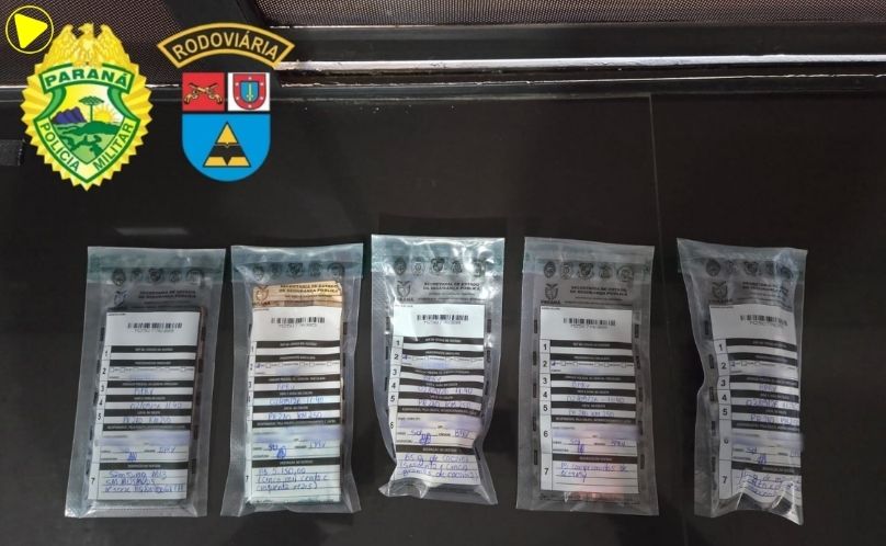 Adolescente é apreendido com drogas em carro de aplicativo
