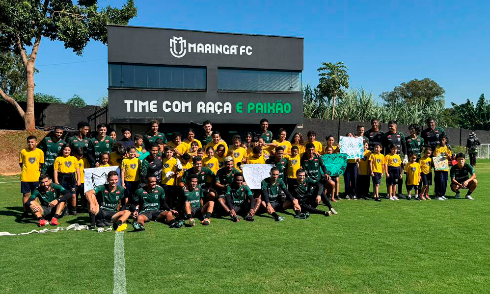 NÃO É SÓ FUTEBOL: Maringá FC ultrapassa 83 toneladas de alimentos e amplia seu impacto social