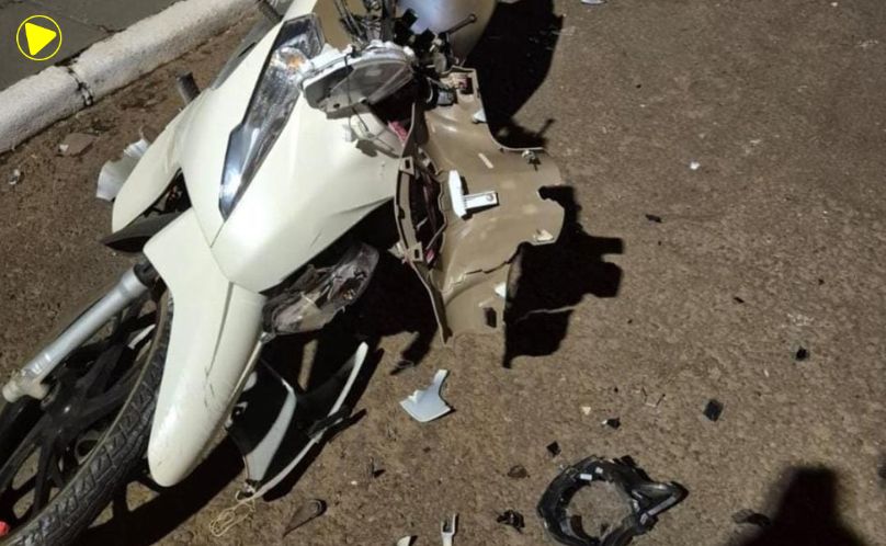 Motociclista sofre fraturas graves após queda