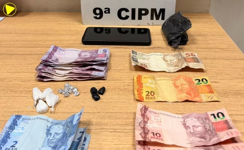 PM prende três pessoas e desarticula ponto de tráfico de drogas