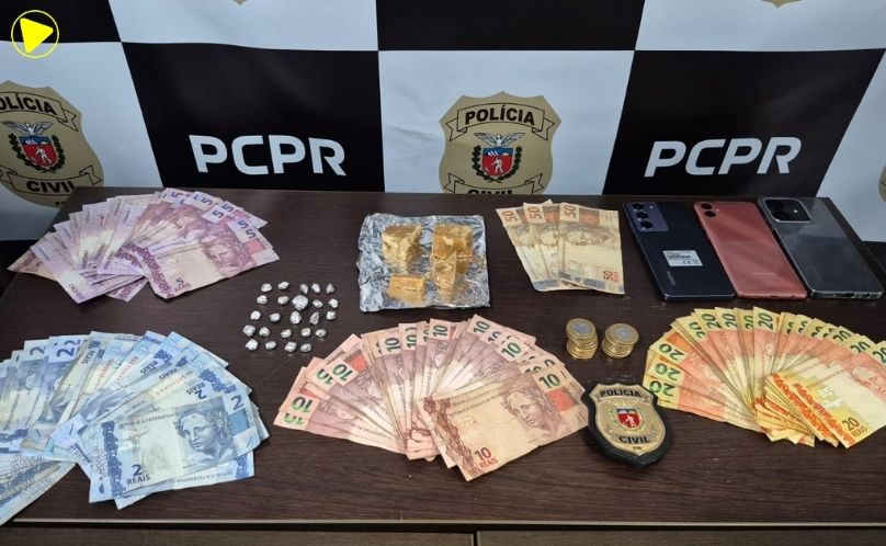 PCPR e GCM prendem três pessoas por tráfico de drogas em Fazenda Rio Grande