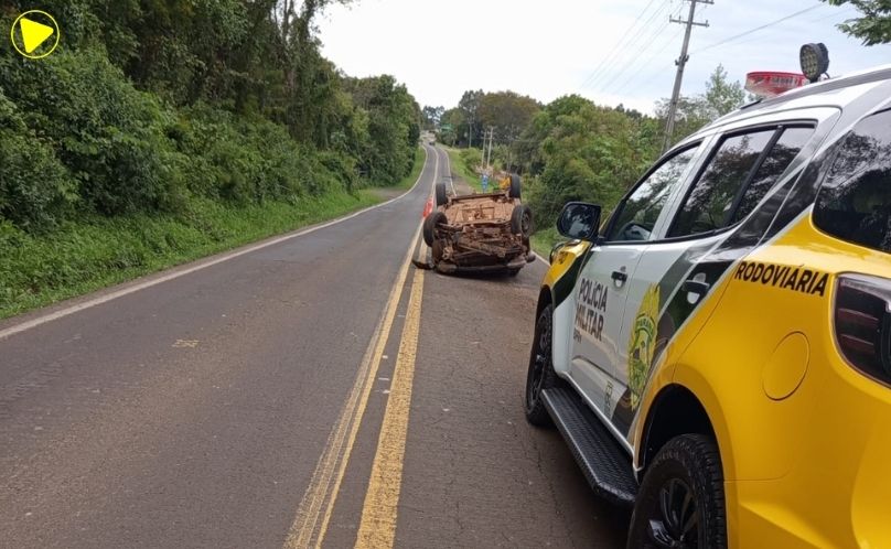Acidente com um ferido é registrado na PR-180 em Enéas Marques