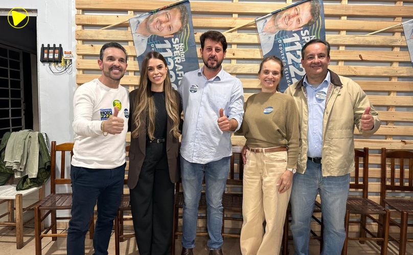 Candidato a Deputado Estadual Natan Sperafico visita Santo Antonio do Sudoeste