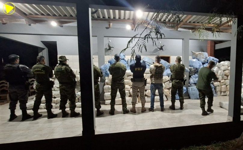 PRF e forças de segurança apreendem 3,6 toneladas de drogas em Rondônia