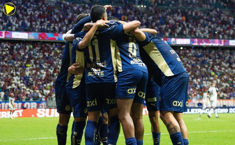 Bahia vence o Remo por 2 a 1 e sobe ao G4