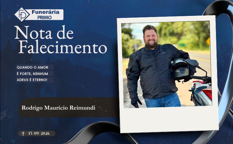 Nota de Falecimento: Rodrigo Maurício Reimundi