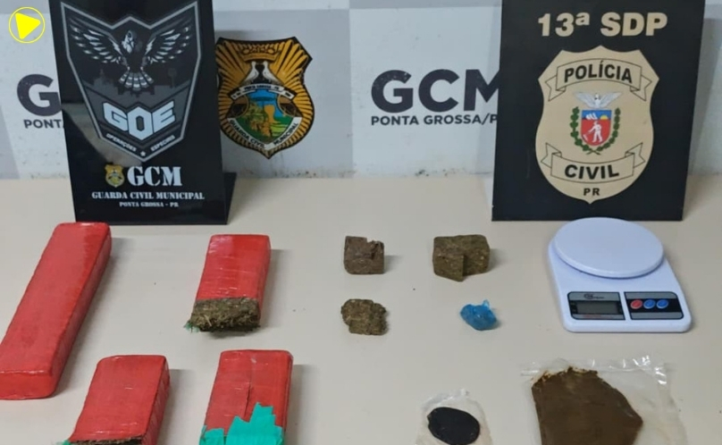 Polícia apreende 3 kg de maconha e 500 g de haxixe durante operação conjunta