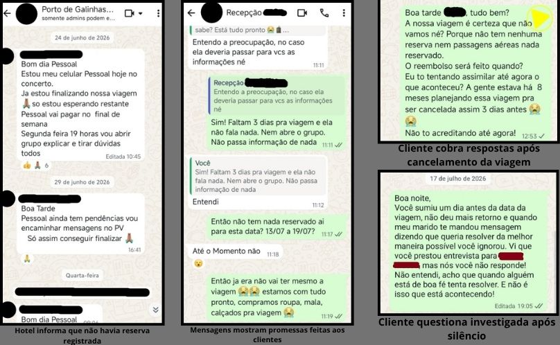 Mulher é presa suspeita de aplicar golpes com pacotes de viagens