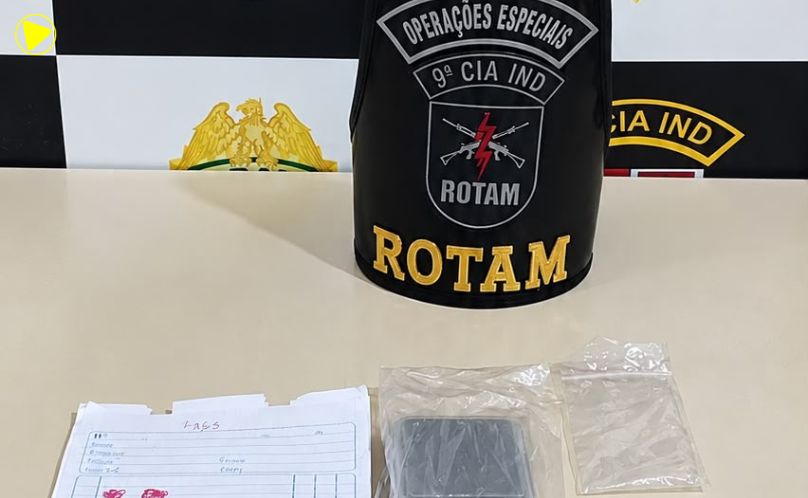 Homem é preso e menor apreendido por suspeita de tráfico de drogas