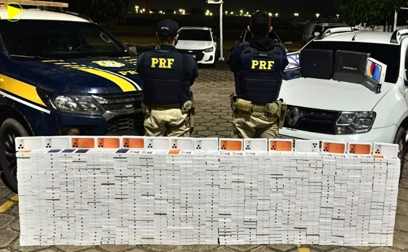 PRF apreende mais de 1.200 smartphones em Roraima