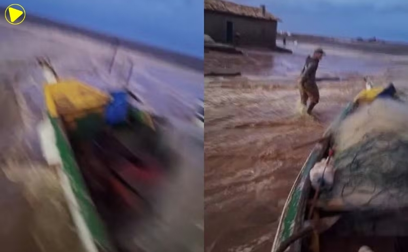Defesa Civil confirma meteotsunami na Praia do Cardoso