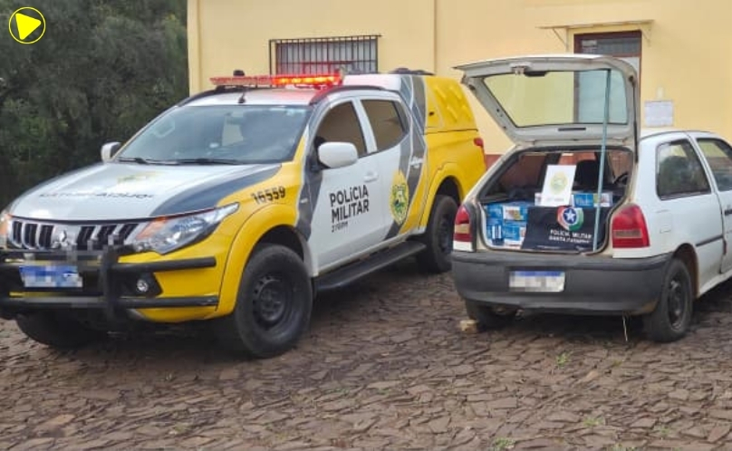 Gol carregado com cigarros paraguaios é abandonado durante fuga na BR-280