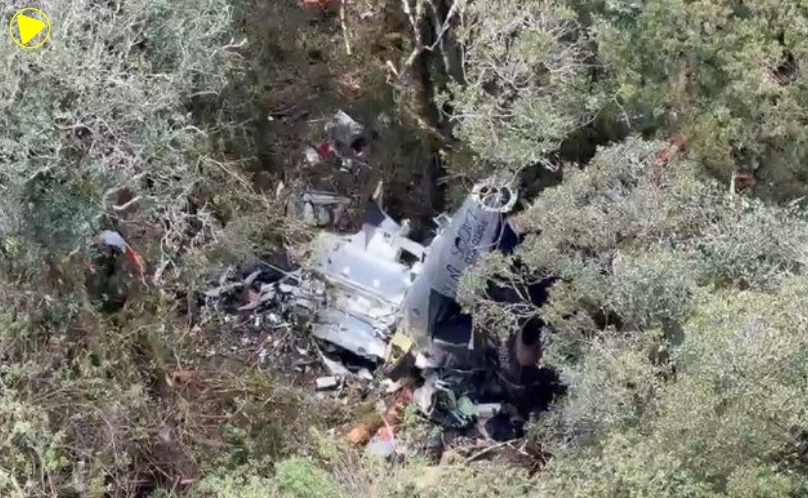 Vídeo mostra momento em que helicóptero com cantor Rick é encontrado em SC