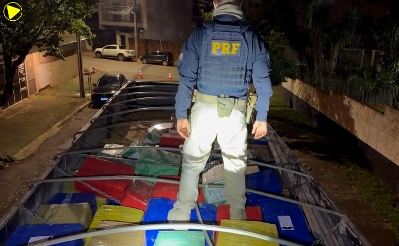 PRF faz maior apreensão de maconha do ano no Paraná