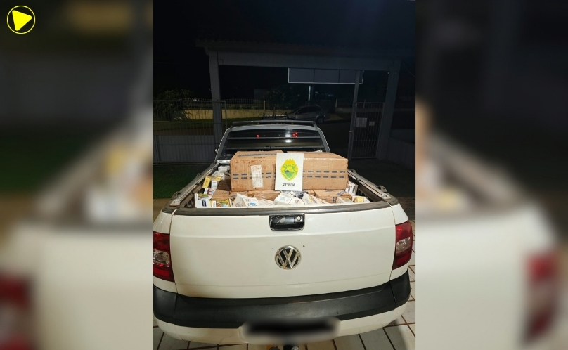 Homem é preso com cigarros e bloqueador de sinal em Nova Prata do Iguaçu
