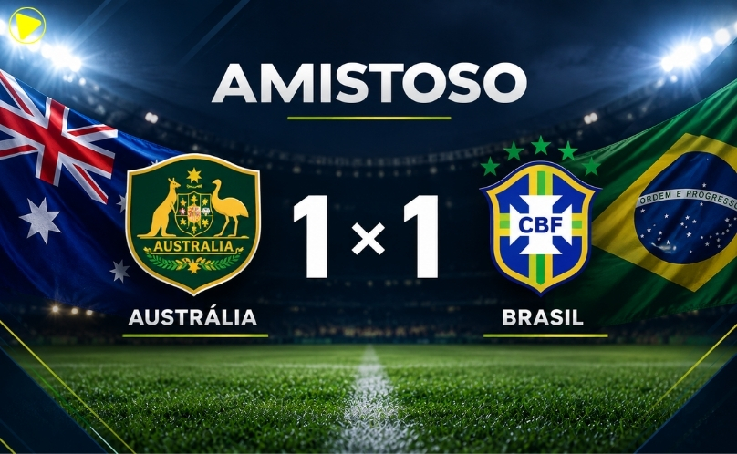 Brasil decepciona e empata com Austrália em amistoso