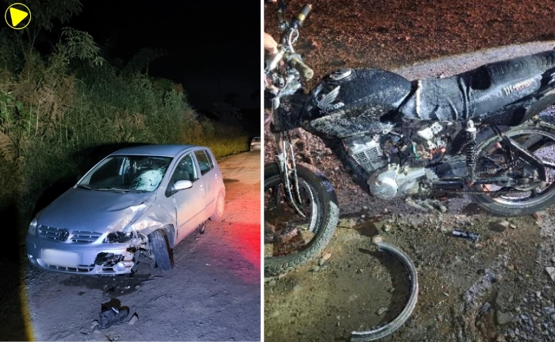 Motociclista fica ferido após acidente na PR-160