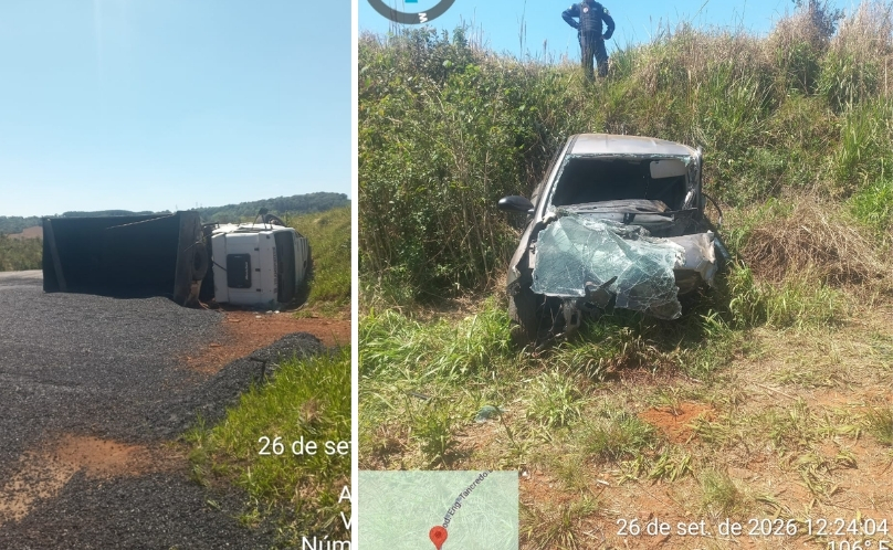 Homem morre em colisão frontal na PR-170