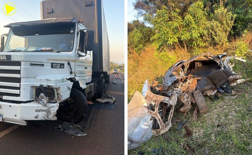 Motorista morre após se envolver em acidente na PRC-158