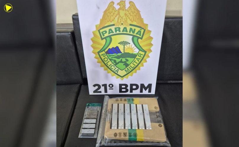 Homem é preso com 1,8 quilo de maconha