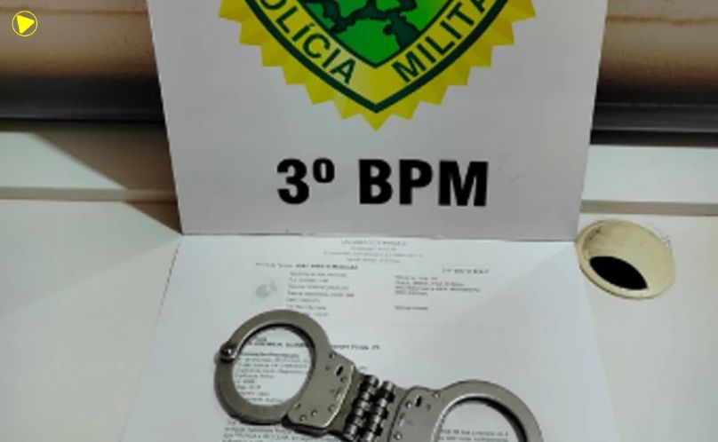 Mandado de prisão é cumprido durante patrulhamento da Polícia Militar