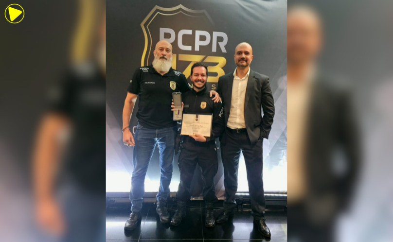 Delegado Derick Moura Jorge recebe Medalha do Mérito Gestão de Polícia Judiciária
