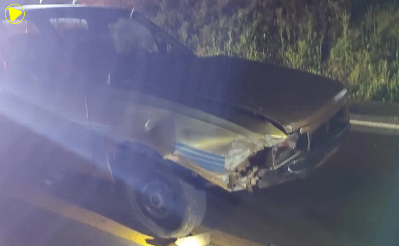 Motociclista fica ferido em colisão traseira em Chapecó