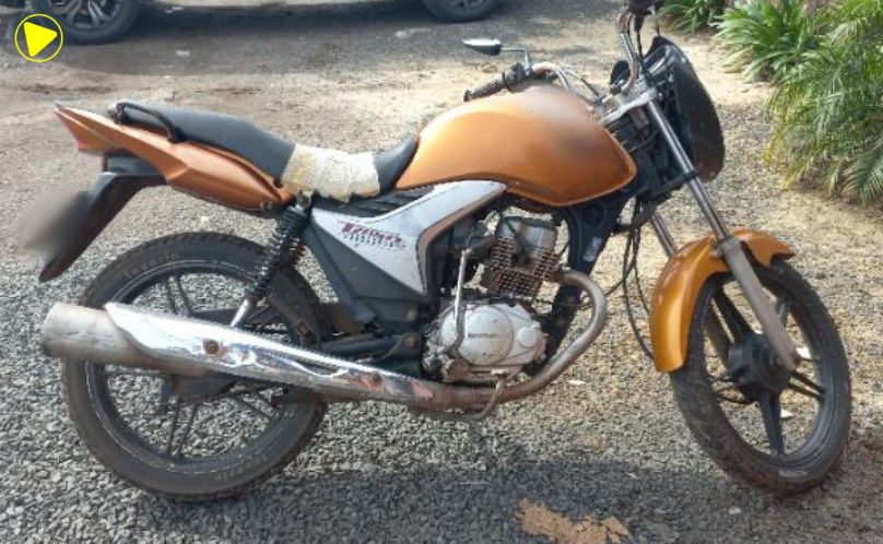 Colisão lateral deixa motociclista ferido na PRC-280