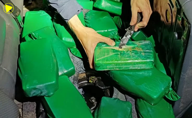 PRF apreende 21,9 kg de pasta base de cocaína