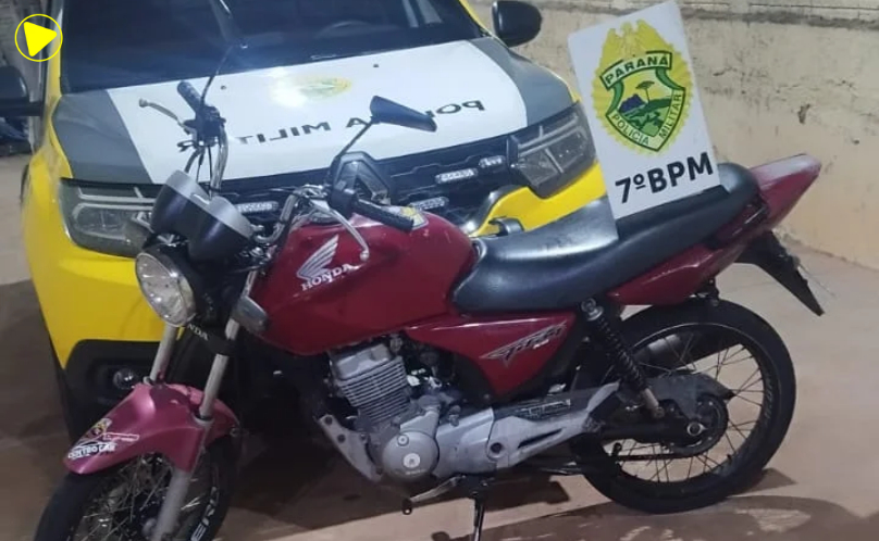 Motociclista é flagrado empinando moto em Rondon